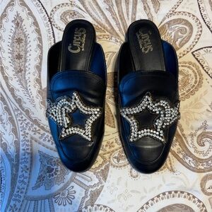 Circus by Sam Edelman Black Star Embellished Mules